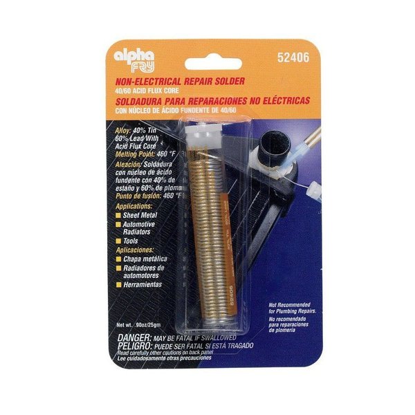 Alpha Assembly Solutions .90Oz.062Nonelec Solder AM52406